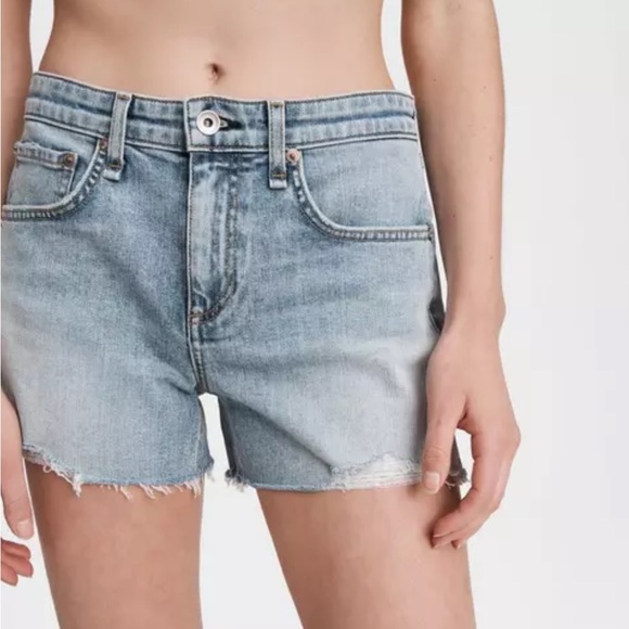 Rag & Bone Dre Low-Rise Shorts - Stella